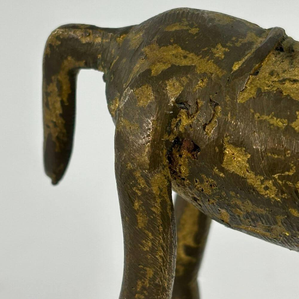 Bronze Mitte des Jahrhunderts Hrose Skulptur- MCM- Brutalist im Angebot 4