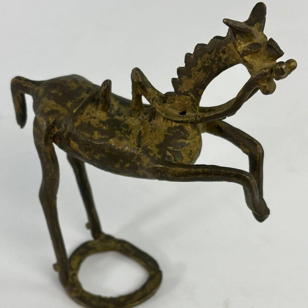 Bronze Mitte des Jahrhunderts Hrose Skulptur- MCM- Brutalist im Angebot 6