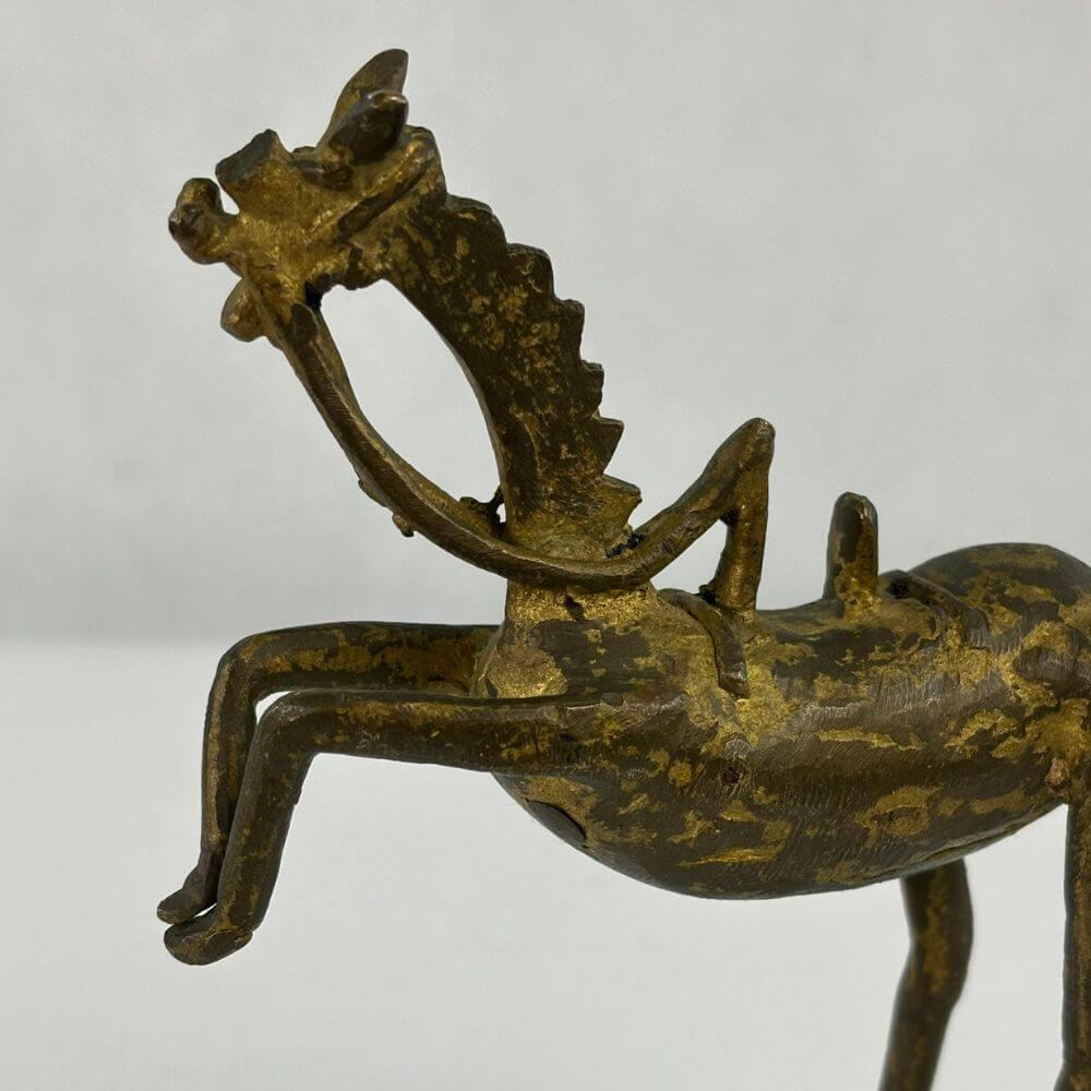 Mid-Century Modern Bronze Mid-Century Hrose Sculpture- MCM- Brutalist For Sale