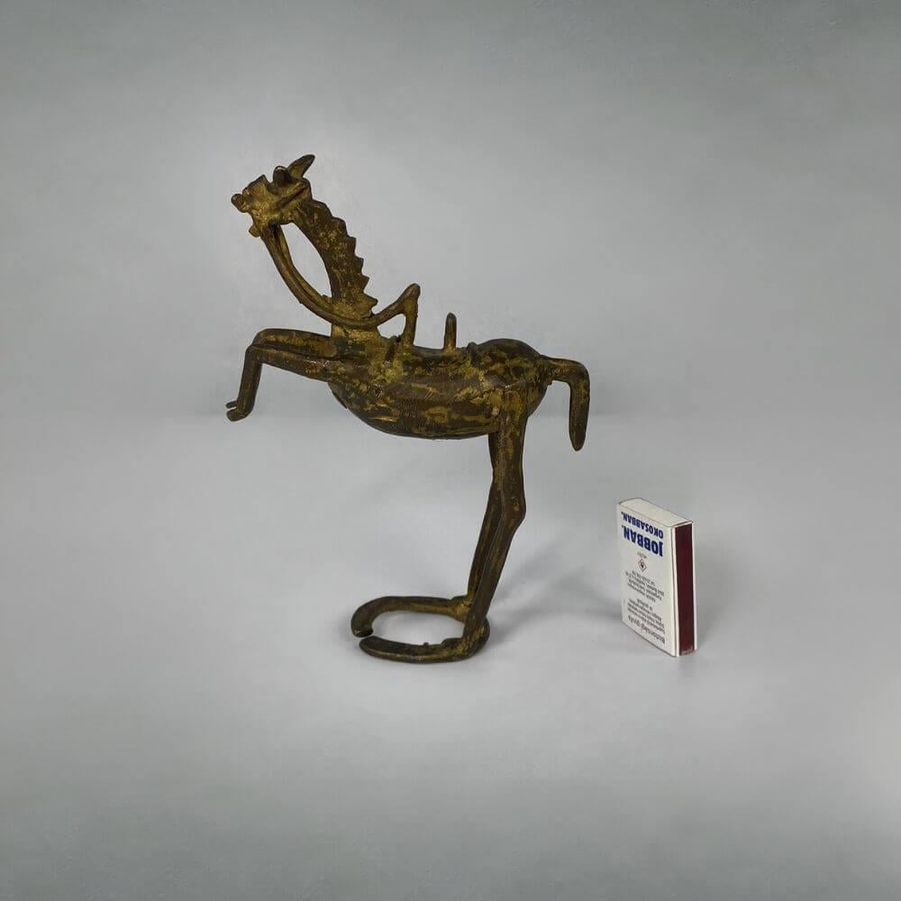 Milieu du XXe siècle Sculpture de Hrose en bronze du milieu du siècle dernier - MCM - Brutalist en vente