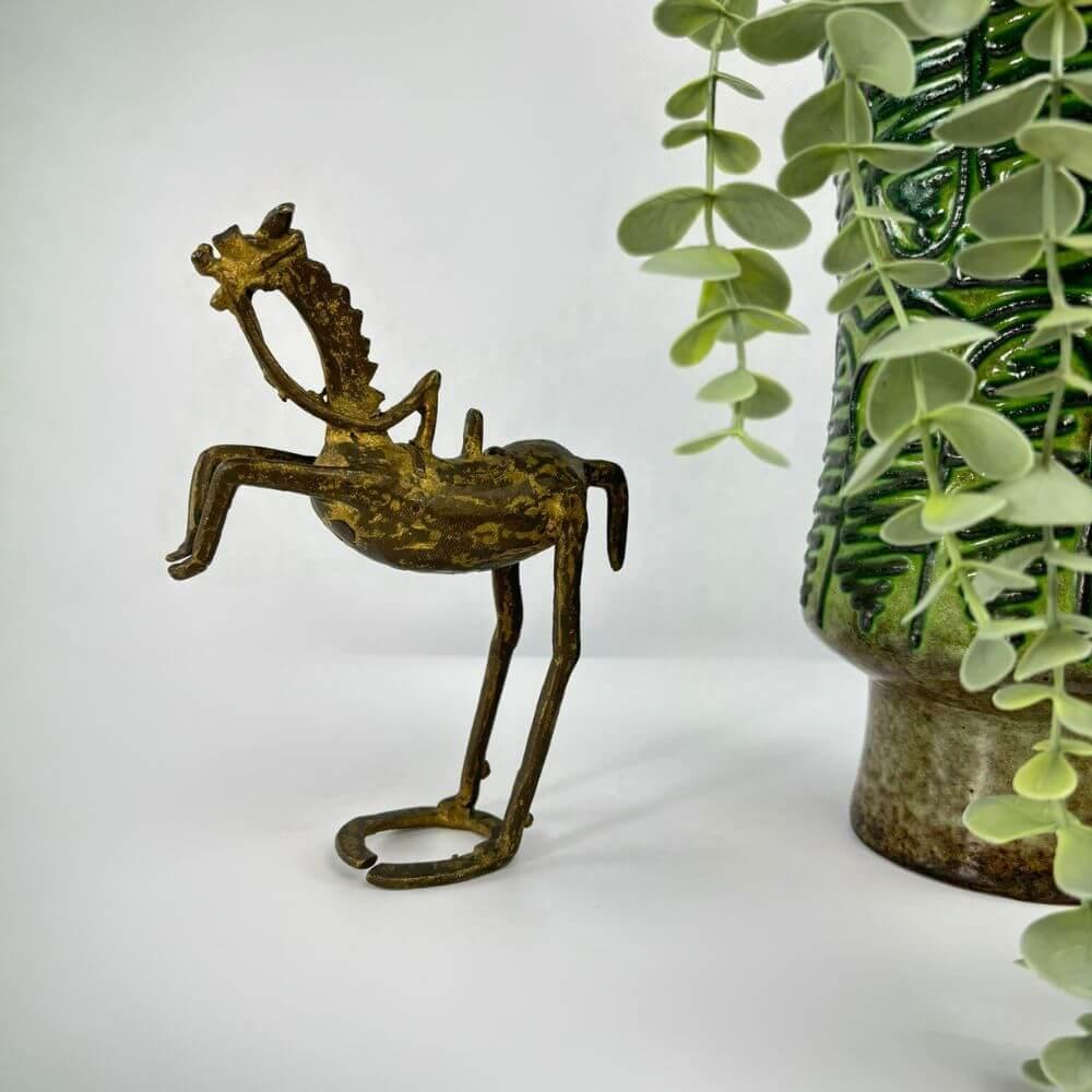 Bronze Mid-Century Hrose Sculpture- MCM- Brutalist For Sale 2