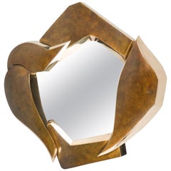 Miroir en bronze d'Elie Hirsch, France, 2017