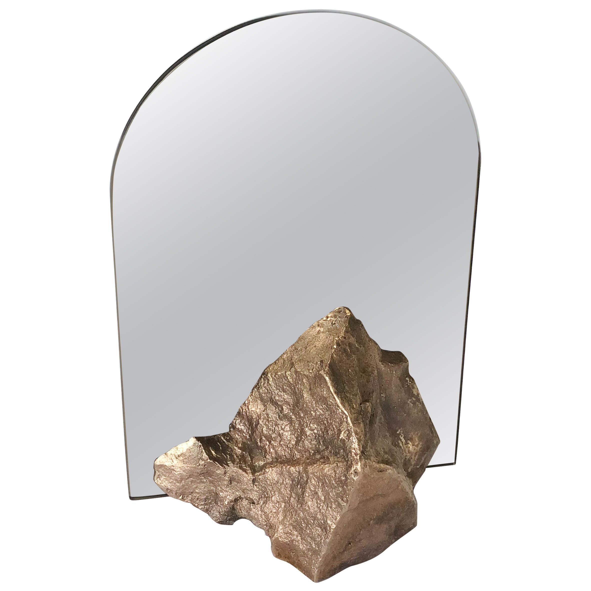 Bronze Mirror, Mirror by Dessislava Madanska For Sale
