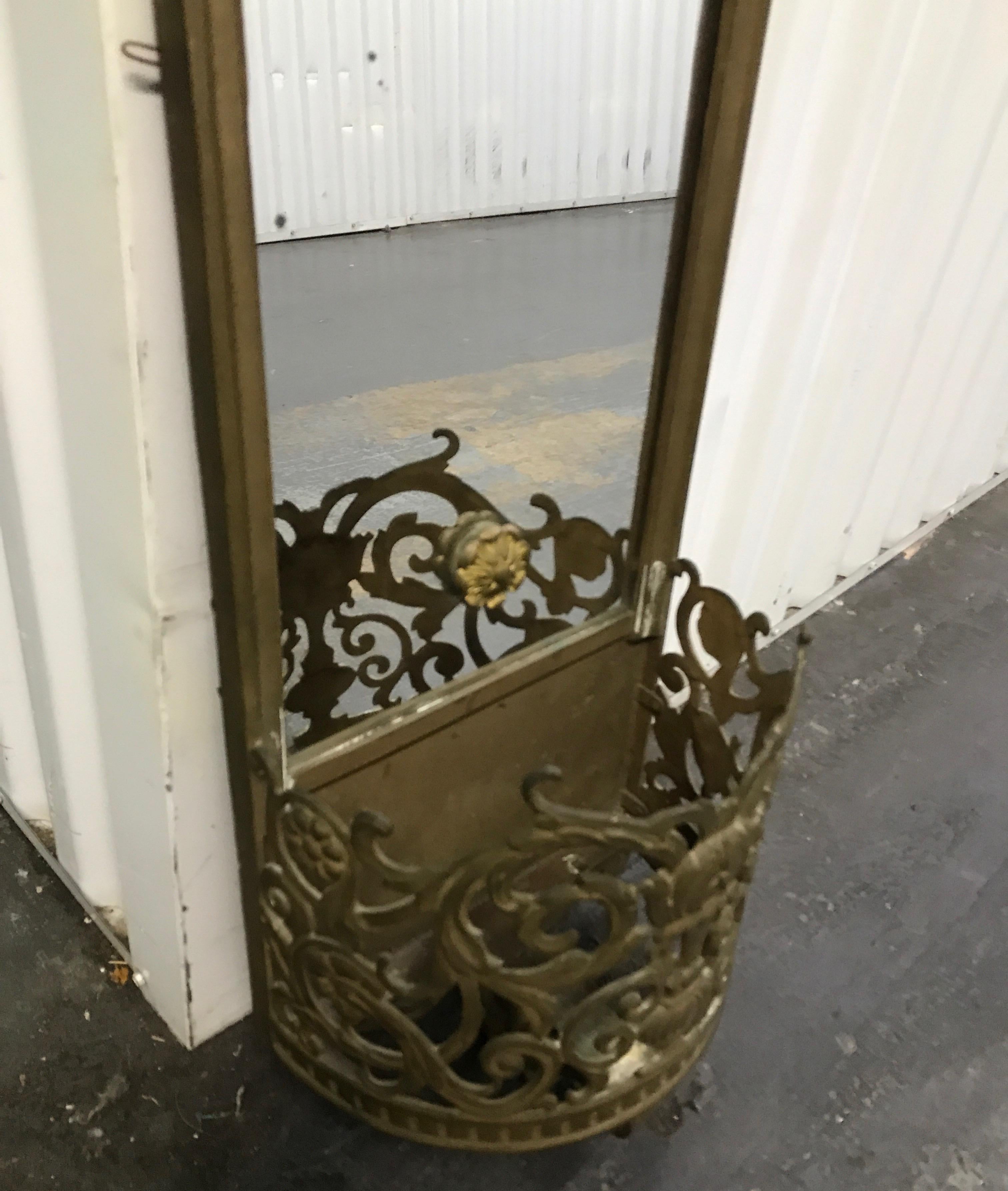 Bronze Mirrored Back Wall Pocket For Sale 1