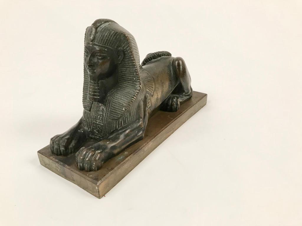 Bronze Model of a Sphinx, French, 19th Century 5