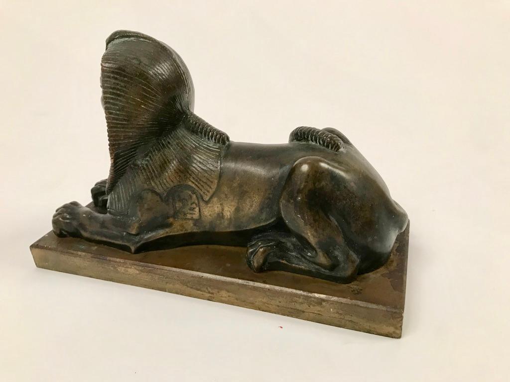Bronze Model of a Sphinx, French, 19th Century 6