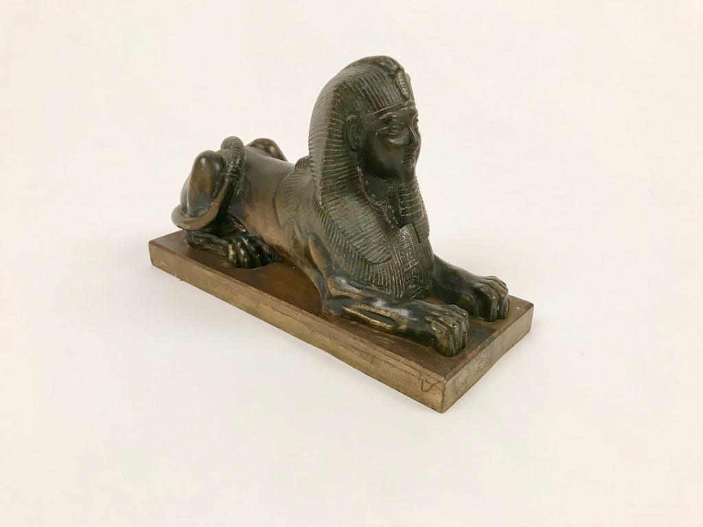 Bronze Model of a Sphinx, French, 19th Century 9