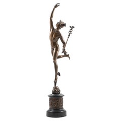 Modèle en bronze de Mercur R. Bellair &amp; Co. D'après la sculpture de Giambologna