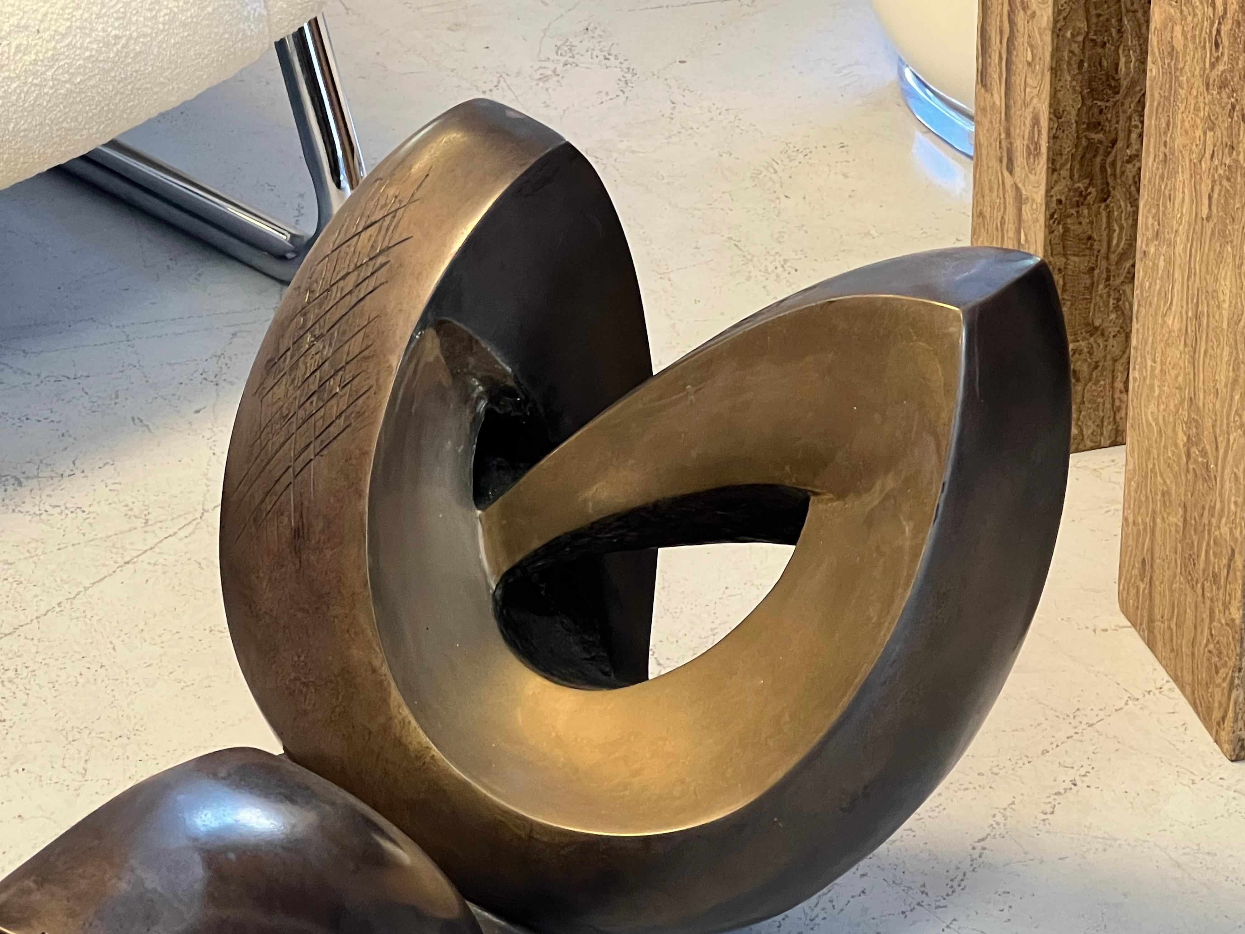 Bronze Modern Sculpture Coffee Table 5
