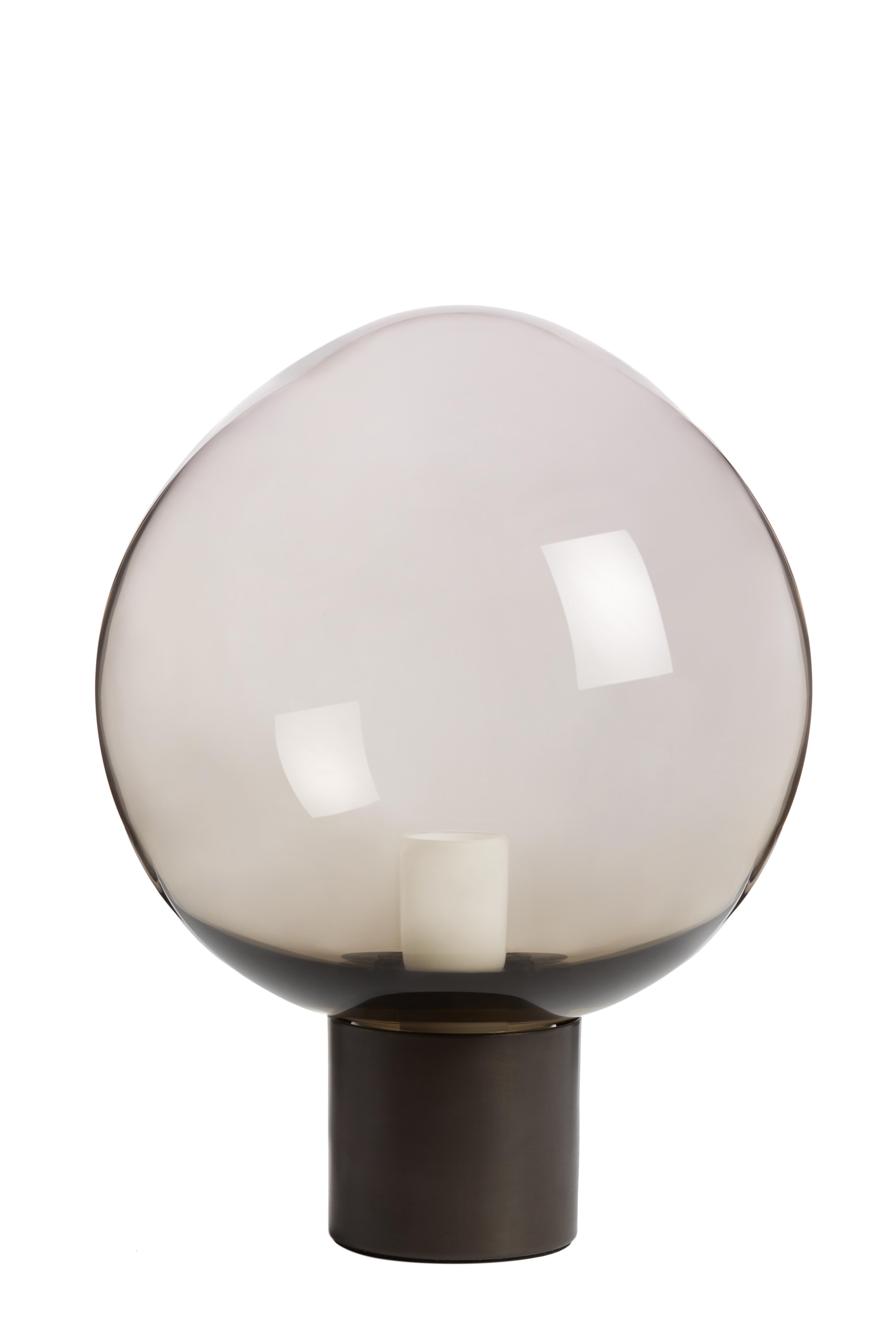 Modern Bronze Moon Table Lamp by CTO Lighting