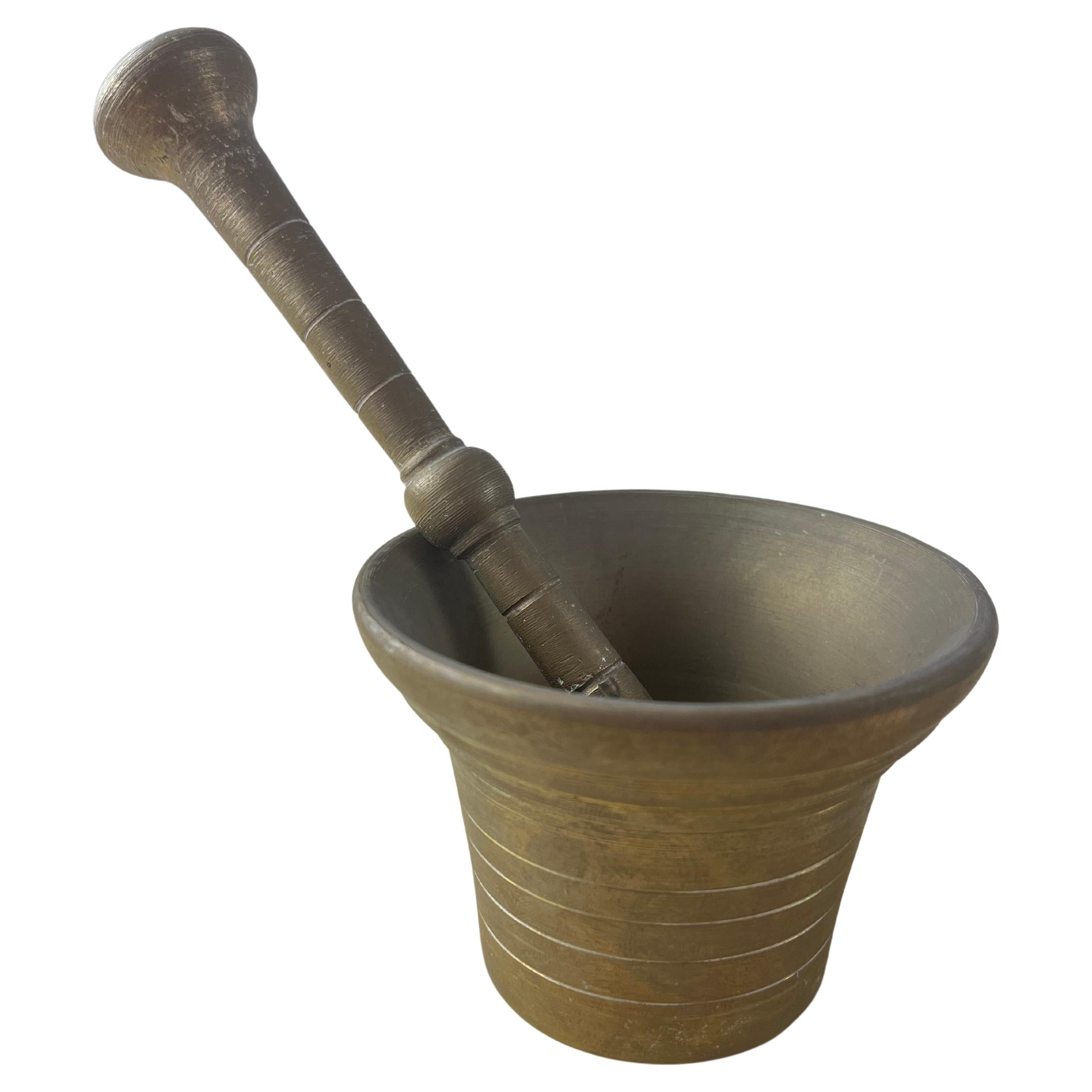 Bronze Mortar and Pestle, Italy, 1950s For Sale