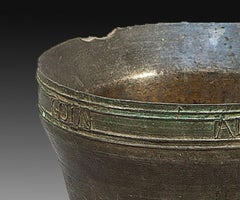 Bronze Mortar with Inscription, Spain, 1846