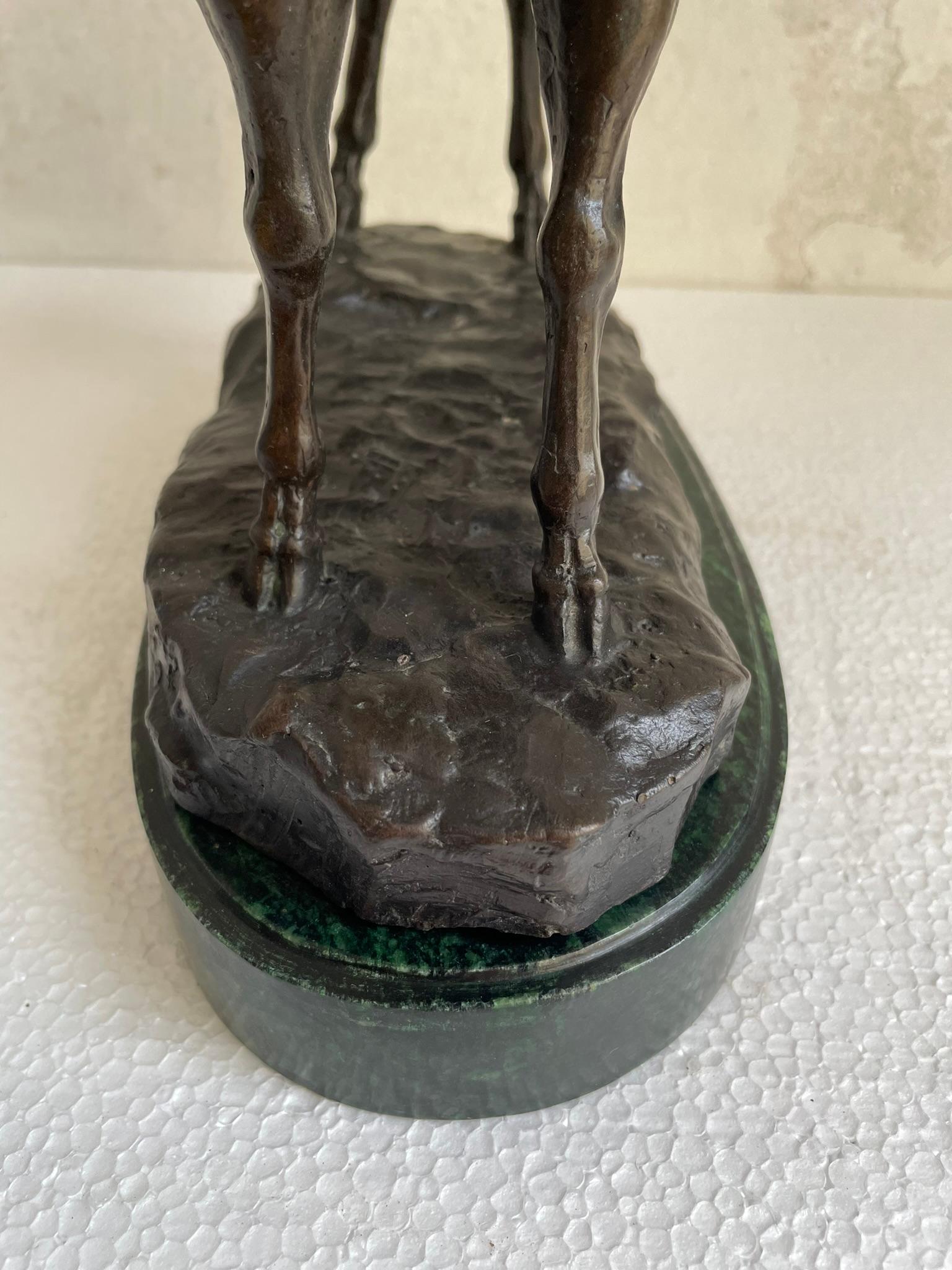 Scultura di muflone in bronzo, Italia Fine XIX secolo in vendita 3