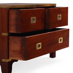 Bronze-Mounted Mahogany Campaign Chest, C. 1910