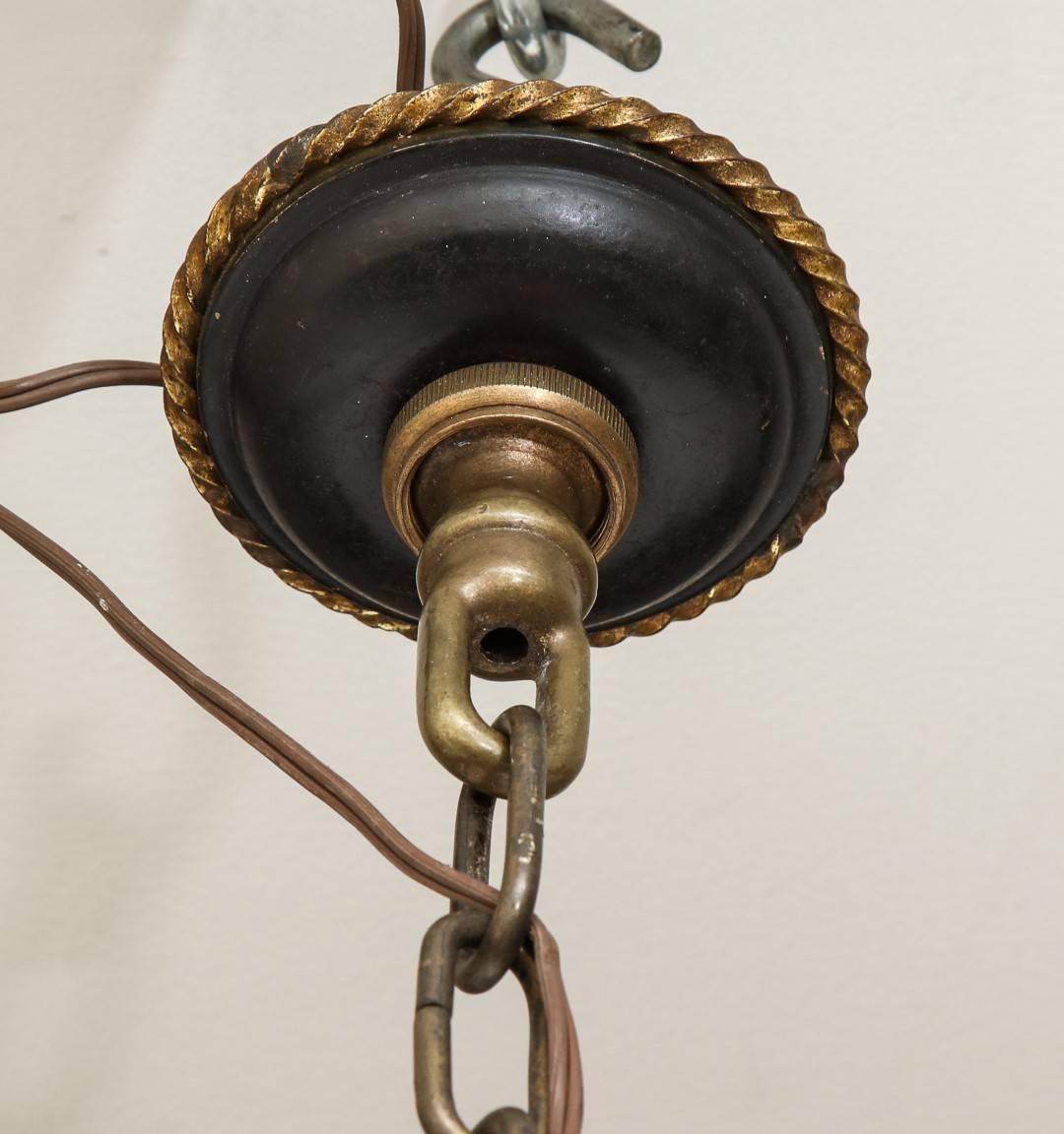 Bronze-Mounted Moorish Style Ceiling Fixture by E.F. Caldwell 4