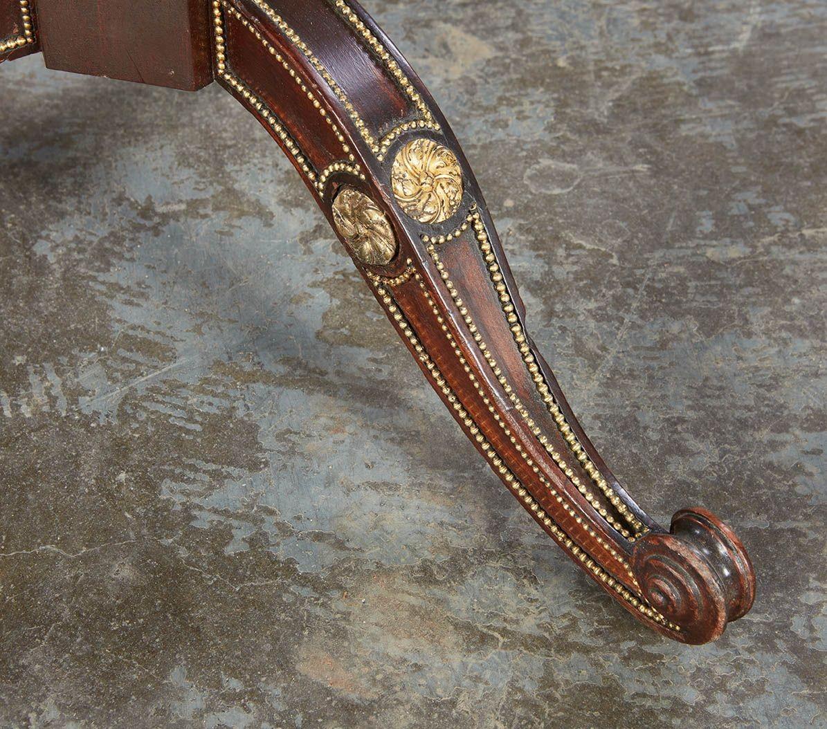 Bronze Mounted Neoclassical Tripod Table In Good Condition For Sale In Greenwich, CT