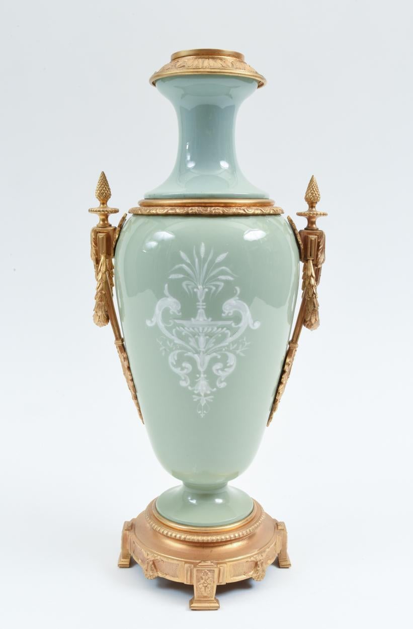 European Bronze Mounted Porcelain Decorative Piece
