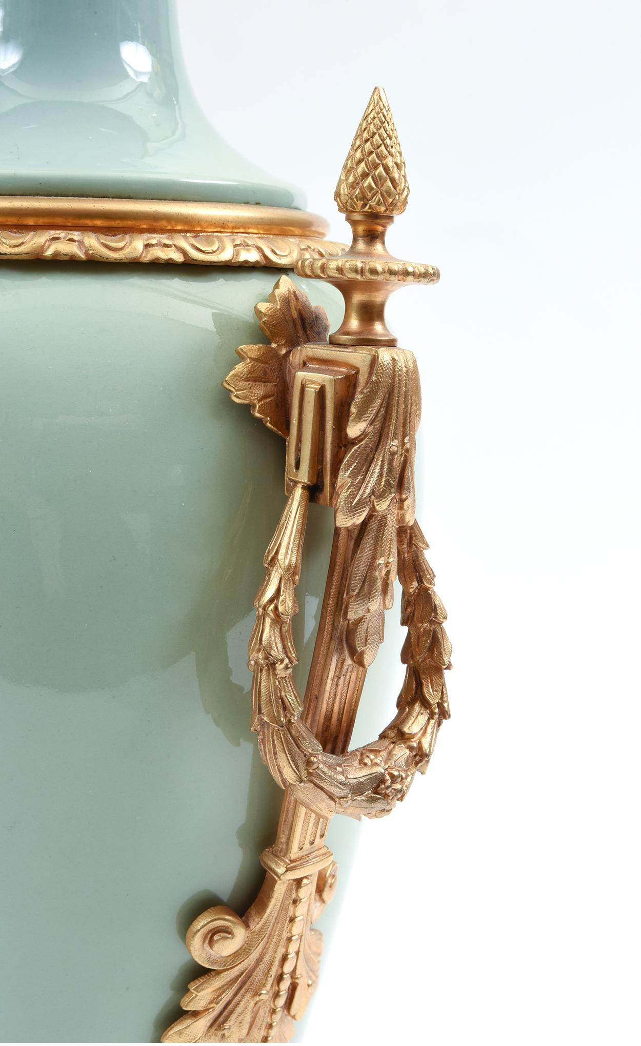 Late 19th Century Bronze Mounted Porcelain Decorative Piece