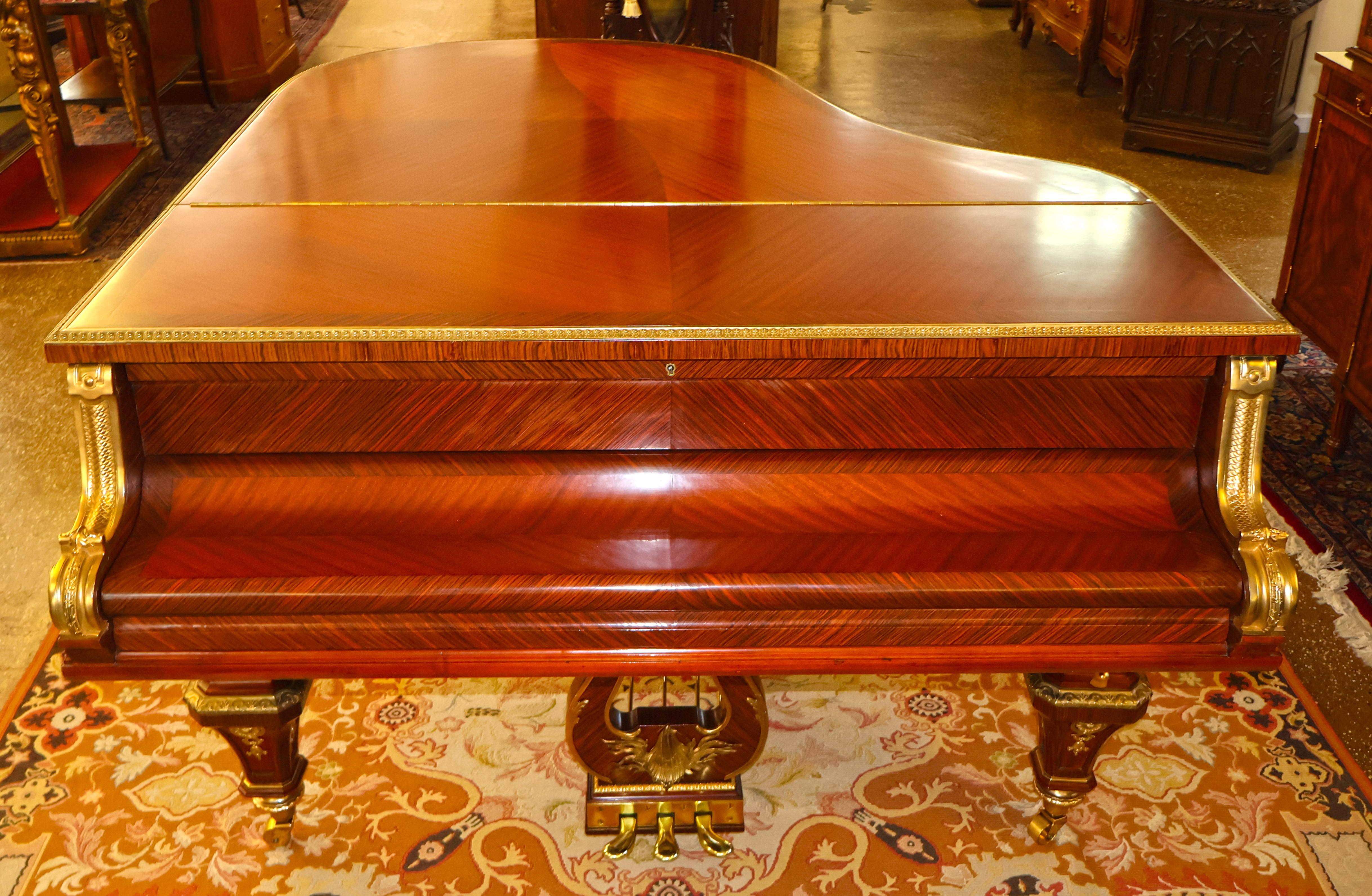 Pianoforte a coda Steinway Baby Grand con cassa francese montata in bronzo, modello Model No.  Francois Link in vendita 8