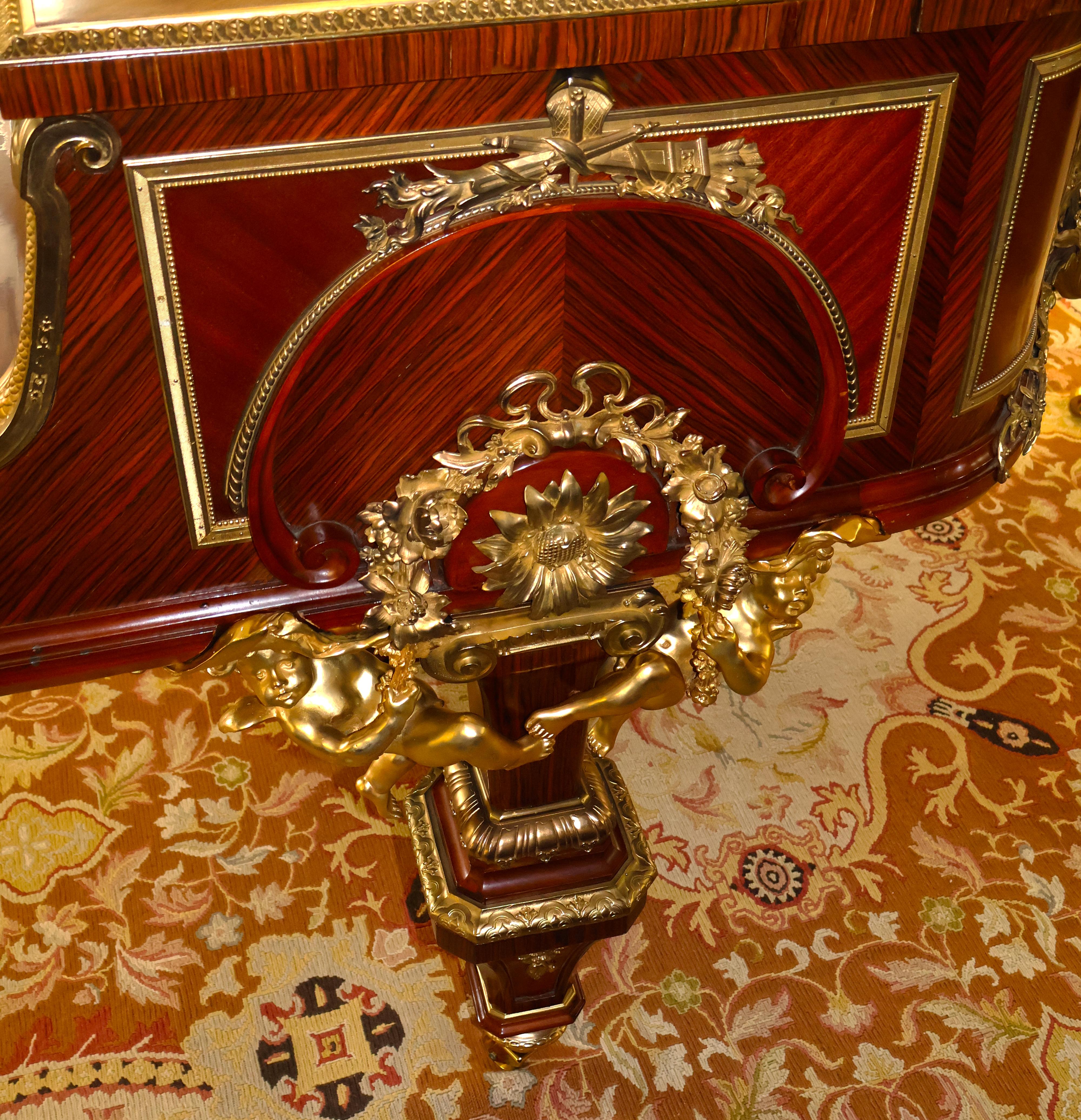 Pianoforte a coda Steinway Baby Grand con cassa francese montata in bronzo, modello Model No.  Francois Link in vendita 11