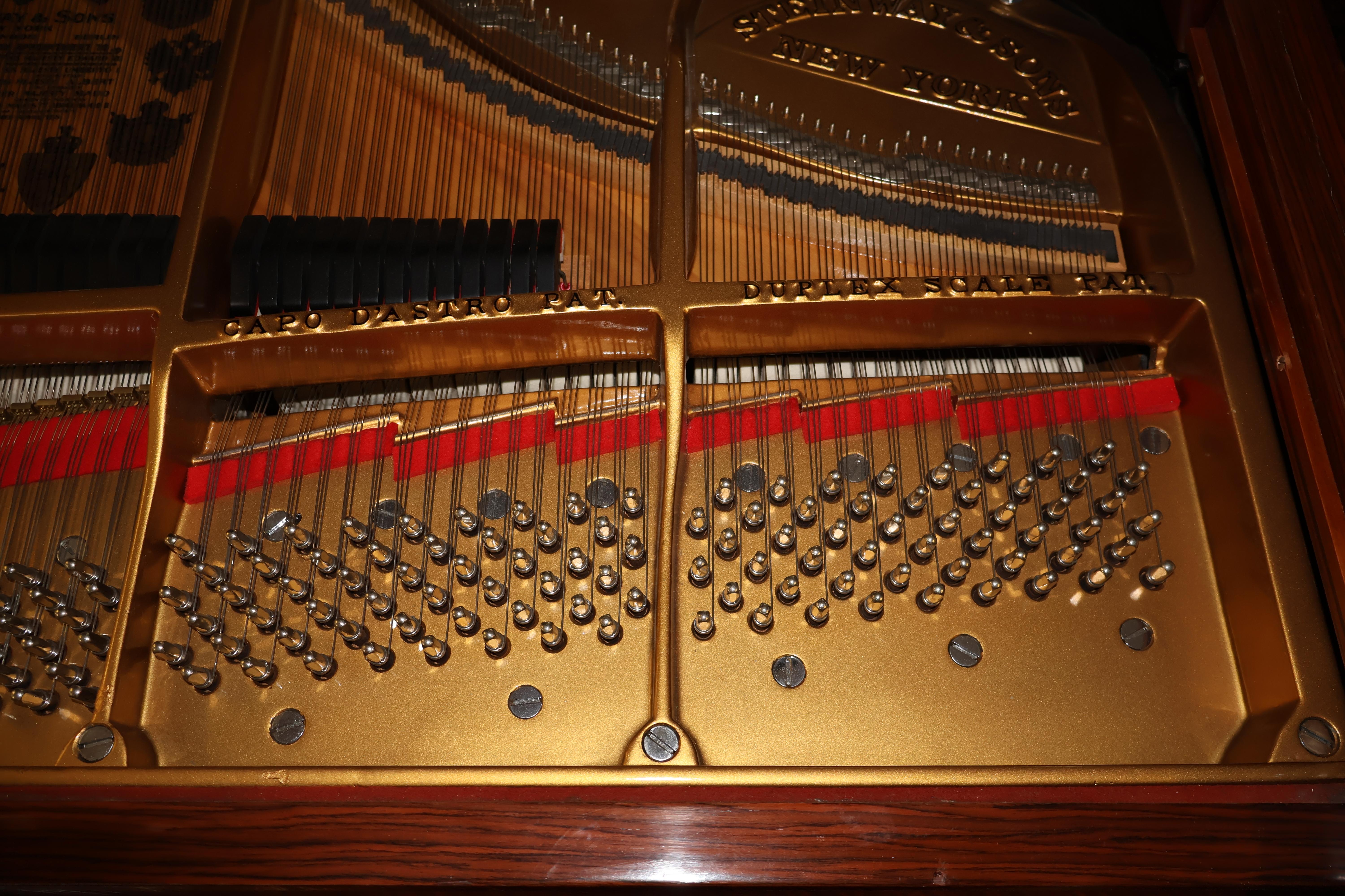 Pianoforte a coda Steinway Baby Grand con cassa francese montata in bronzo, modello Model No.  Francois Link in vendita 13