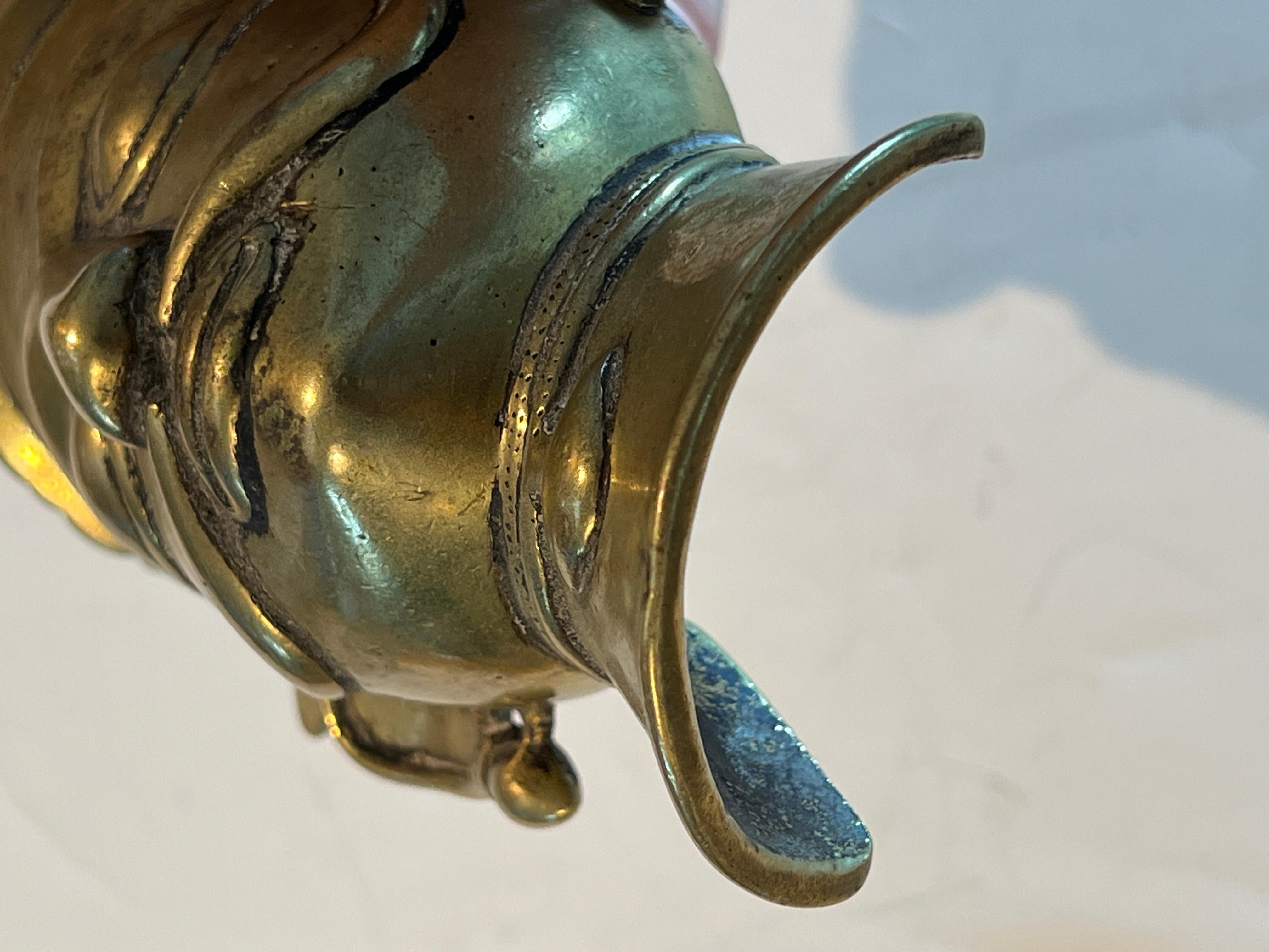 Mukhalingam in bronzo a forma di testa, India, XVIII-XIX secolo in vendita 1
