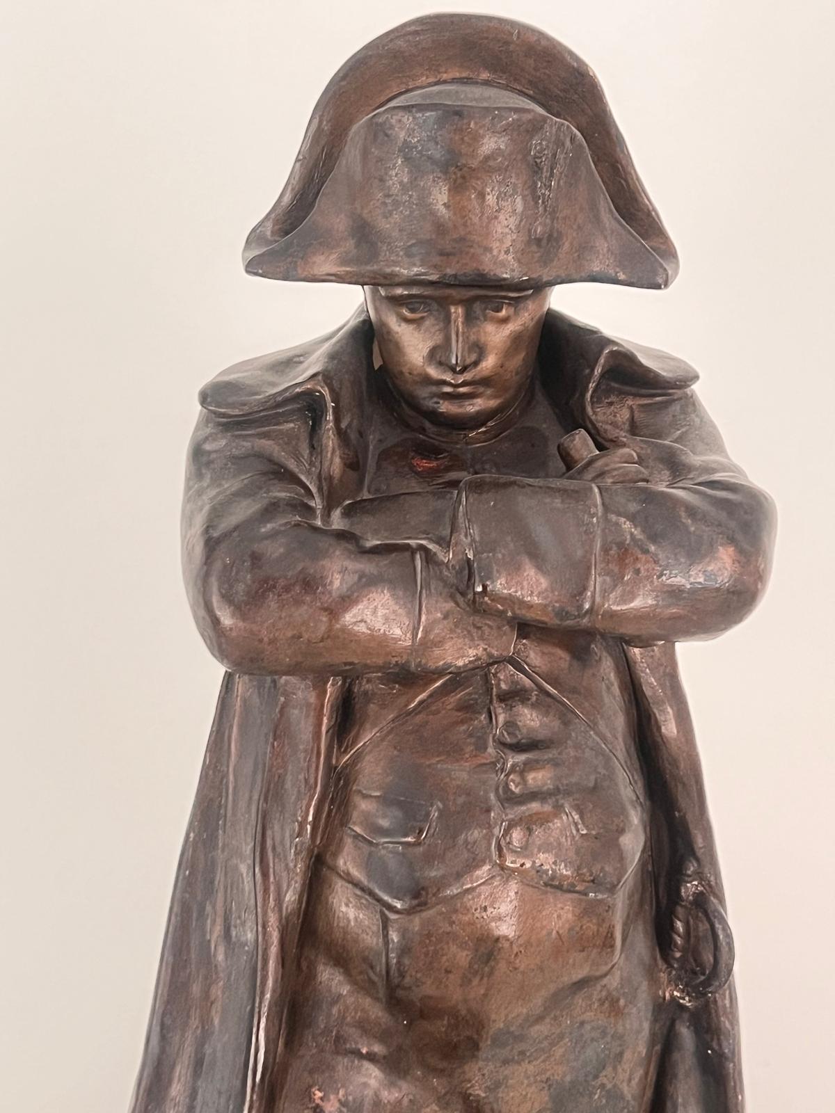 Scultura in bronzo di Napoleone, firmata Couturier, Francia Fine Ottocento. Secolo in vendita 2