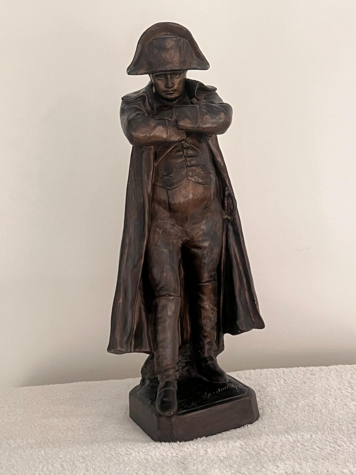 Scultura in bronzo di Napoleone, firmata Couturier, Francia Fine Ottocento. Secolo in vendita 3