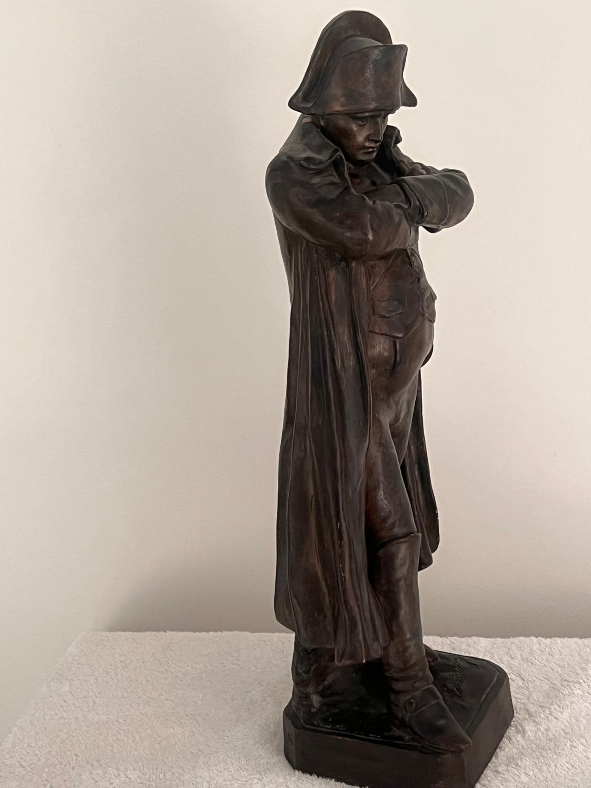 Régence Scultura in bronzo di Napoleone, firmata Couturier, Francia Fine Ottocento. Secolo in vendita