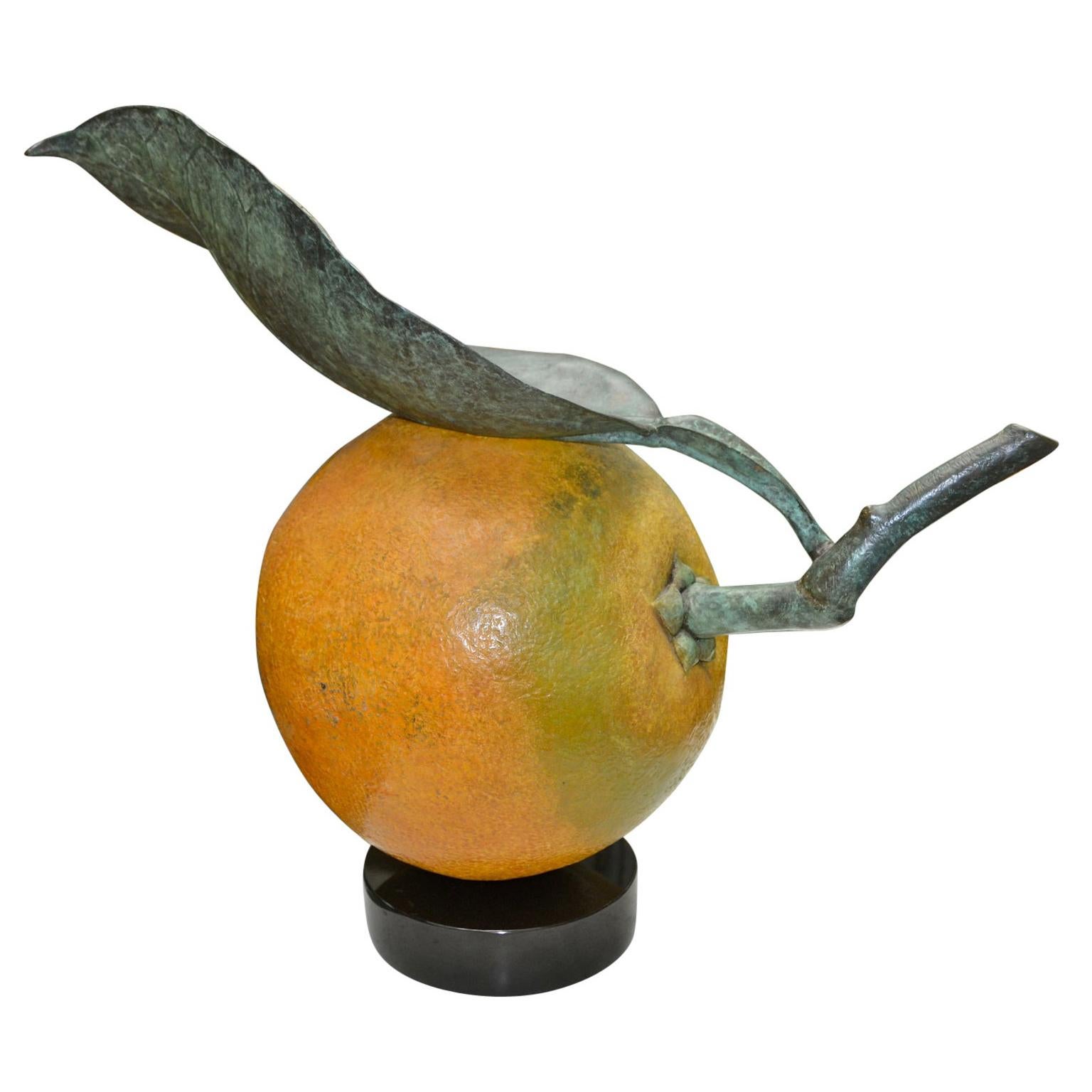 Bronze Navel Orange by Luis Montoya and Leslie Ortiz Known as Popliteo