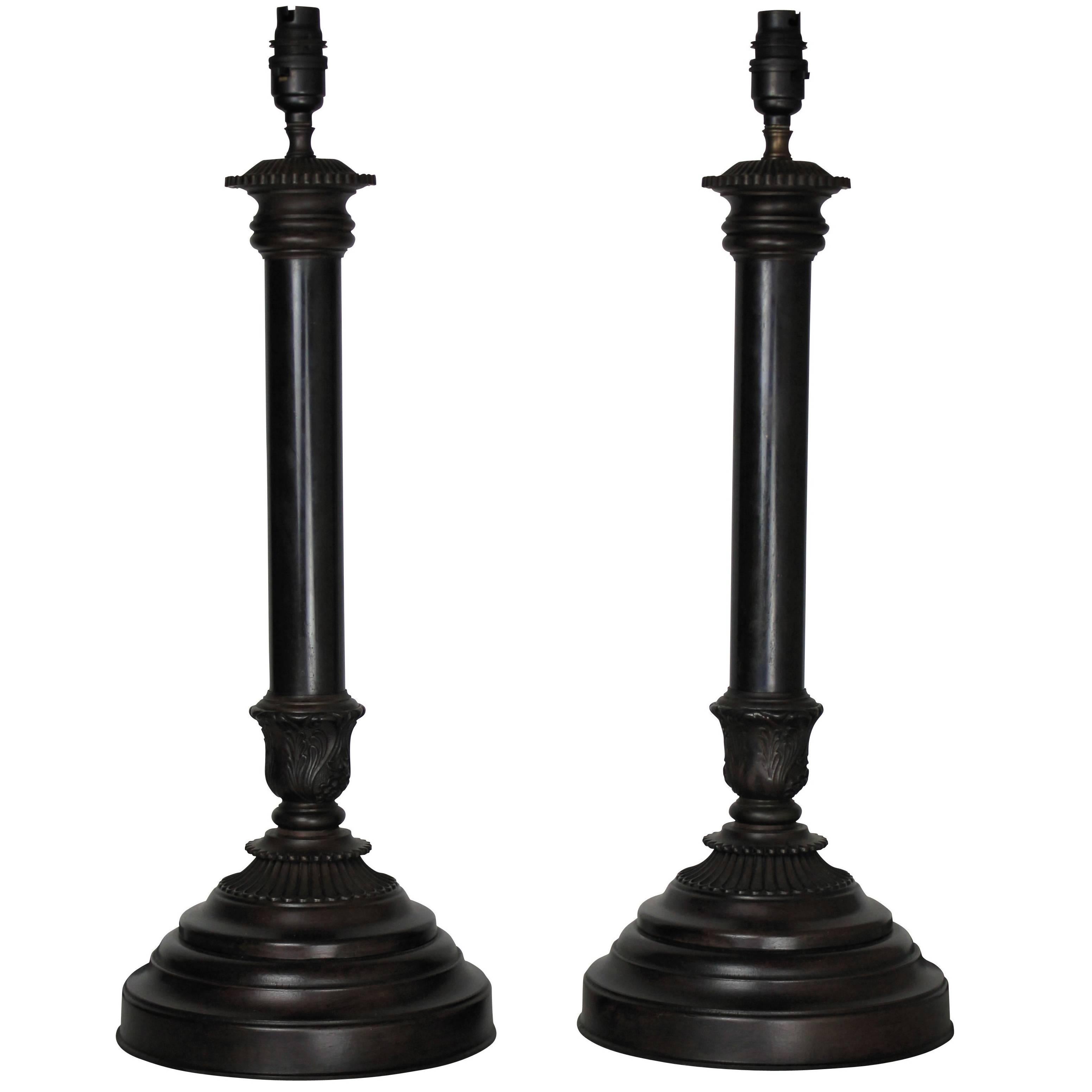 Bronze Neoclassical Lamps
