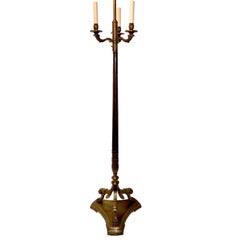 Bronze Neoclassic Floor Lamp
