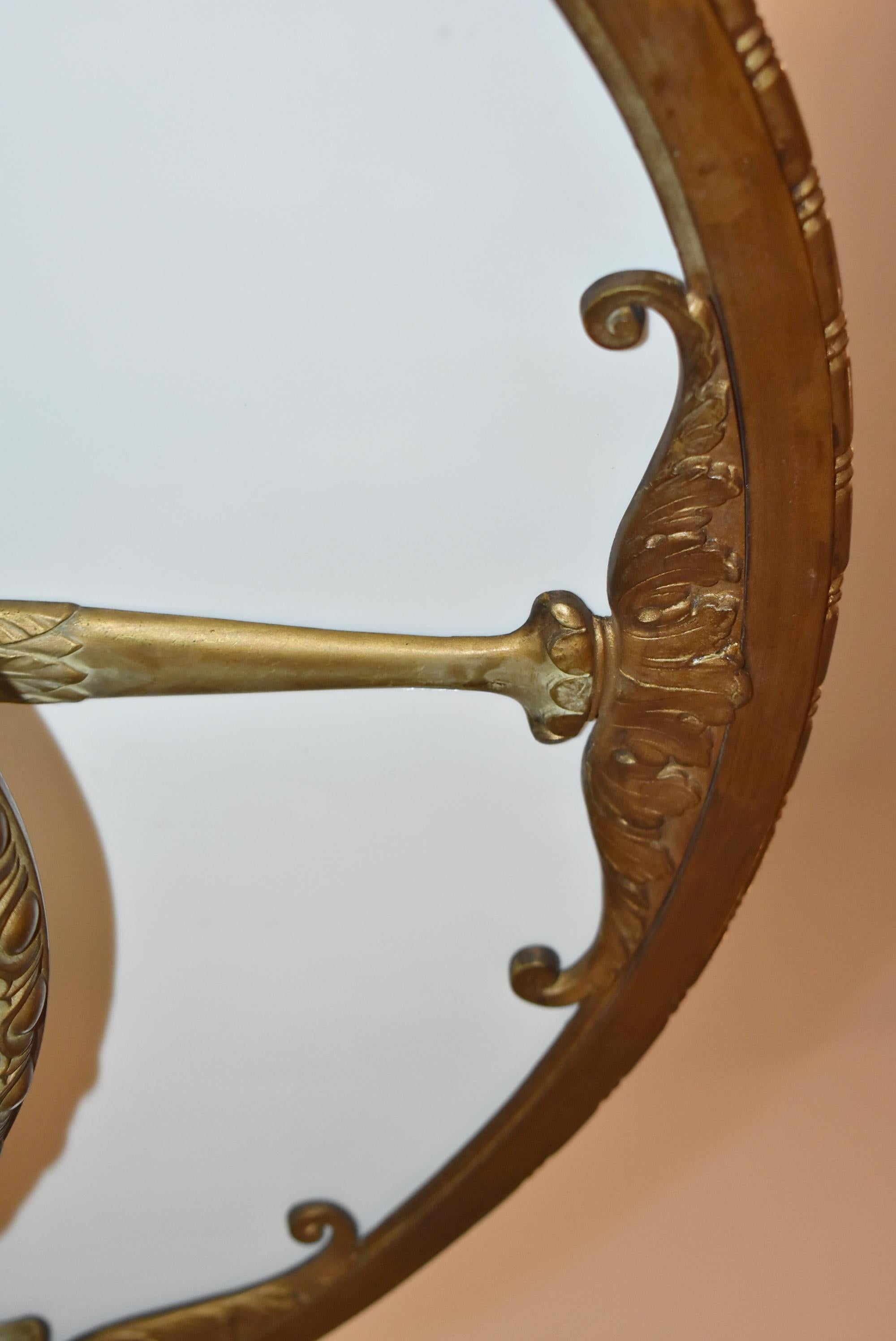 Bronze Neoclassic Style Nine-Light Chandelier For Sale 7