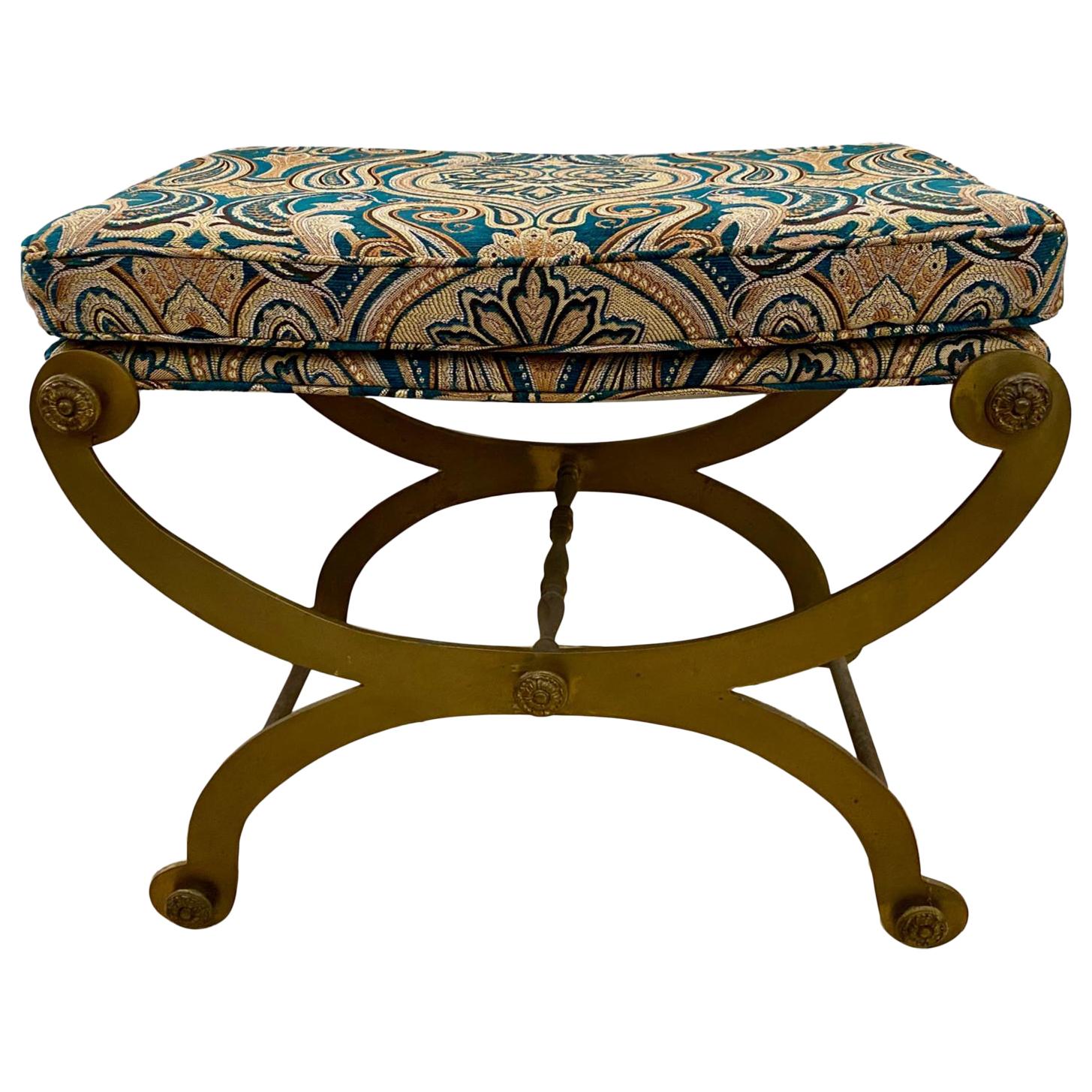 Bronze Neoclassic Style Stool