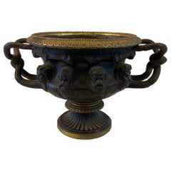 Bronze Neoclassical Warwick Vase Urn