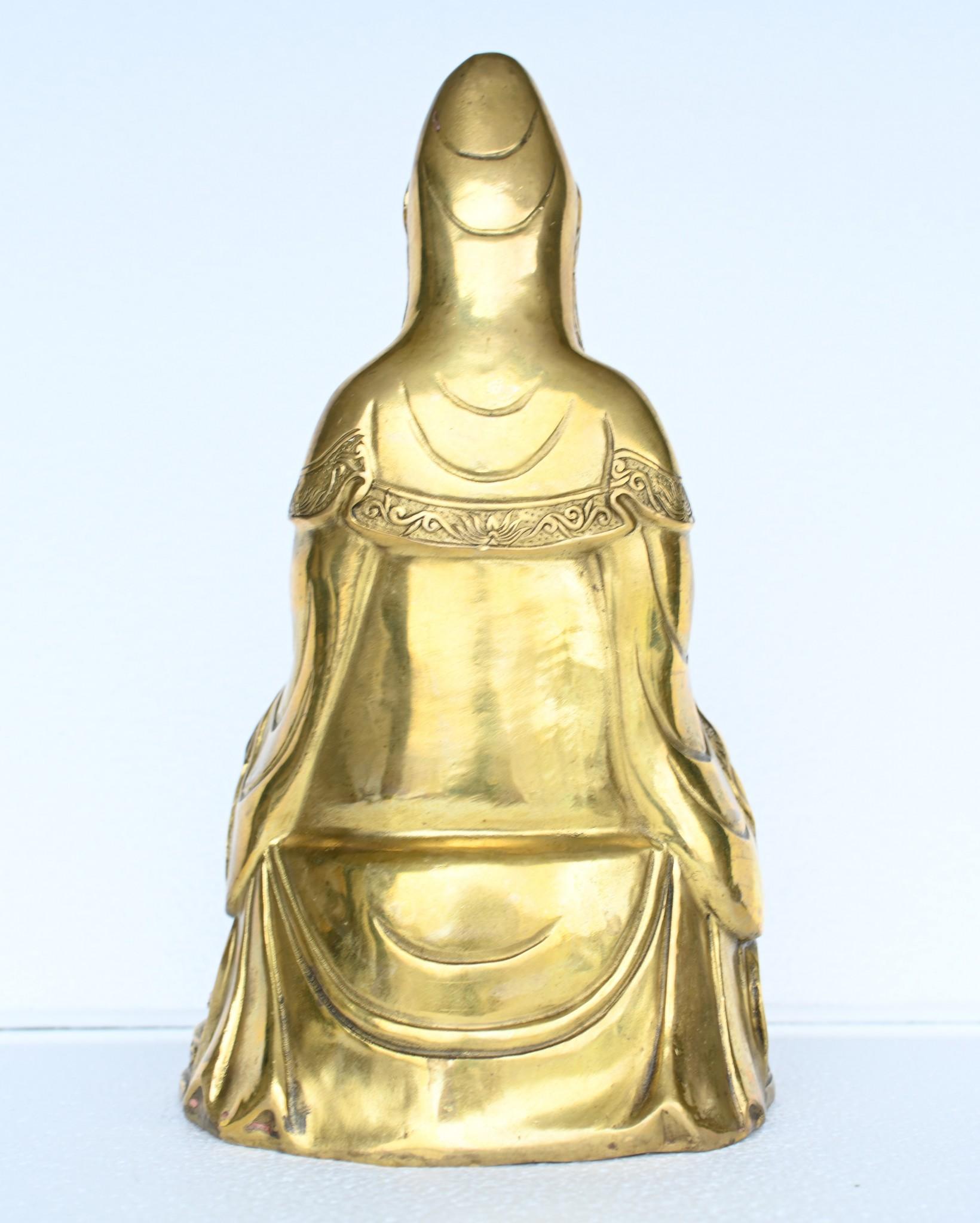 Bronze Nepalese Buddha Statue Meditation Buddhism 5