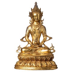 Bronze Nepali Bodhisattva Statue from Nepal