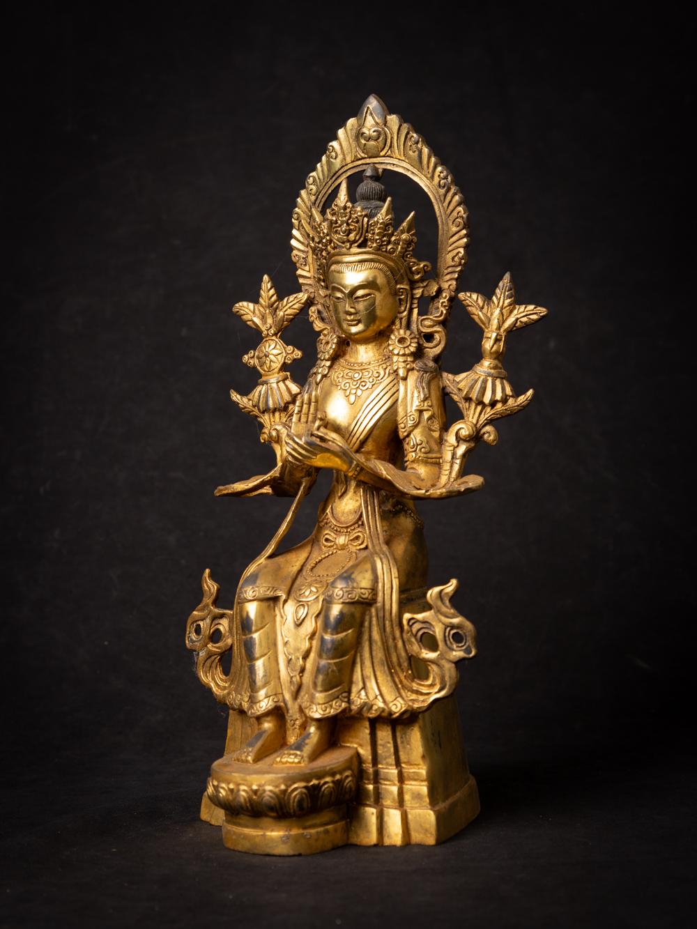 20th Century Bronze Nepali Maitreya Buddha statue from Nepal - Original Buddhas For Sale