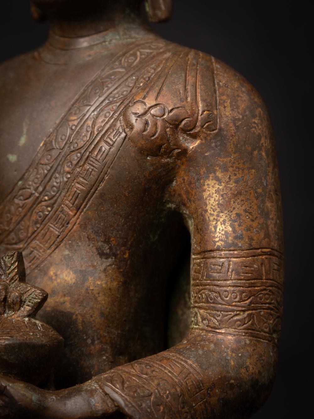 Bronze Nepali Medicine Buddha statue - Originalbuddhas 7