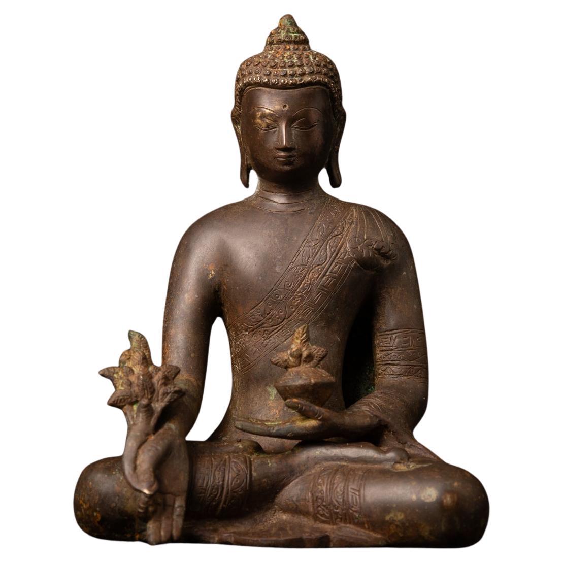 Bronze Nepali Medicine Buddha statue - Originalbuddhas