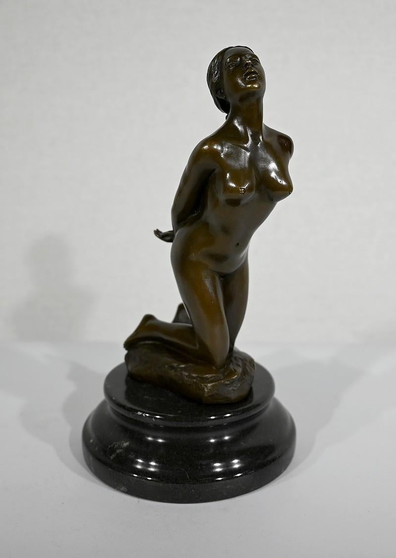 Bronze sculpture  “Female nude” by A. Cesaro – 20th For Sale 6