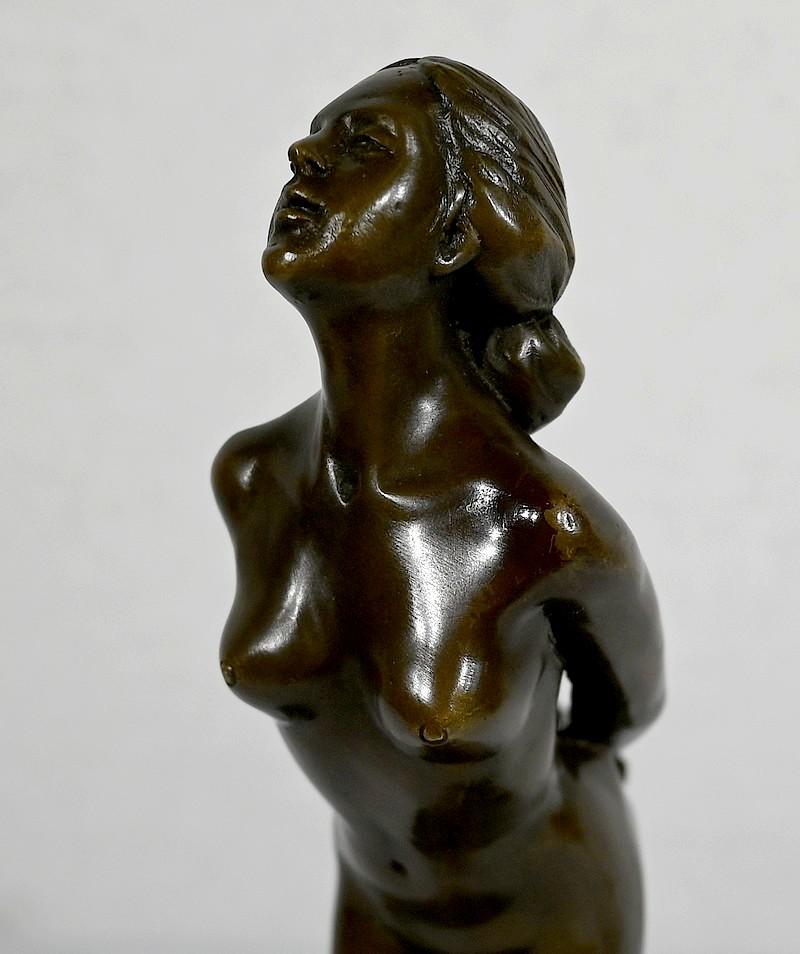 Bronze sculpture  “Female nude” by A. Cesaro – 20th For Sale 8