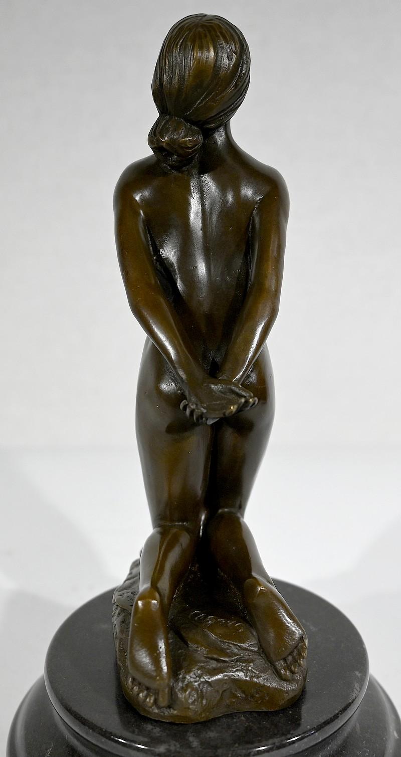 Bronze sculpture  “Female nude” by A. Cesaro – 20th For Sale 12