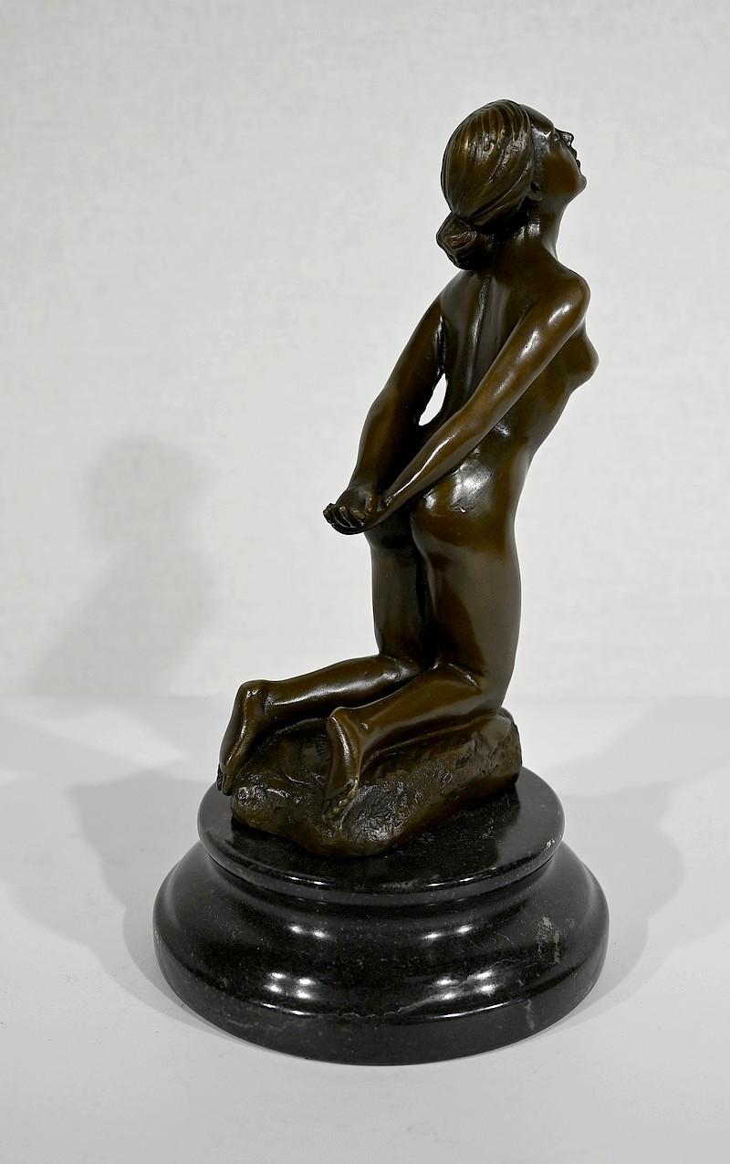 Bronze sculpture  “Female nude” by A. Cesaro – 20th For Sale 2