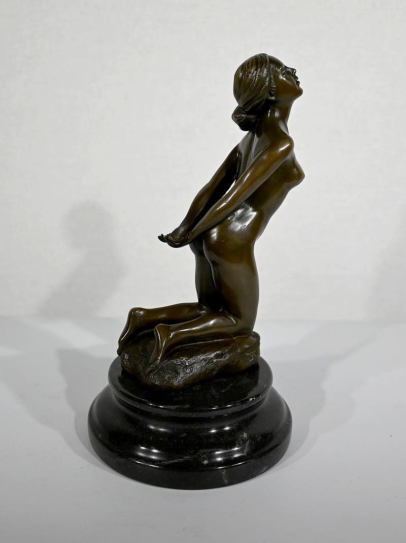 Bronze sculpture  “Female nude” by A. Cesaro – 20th For Sale 4
