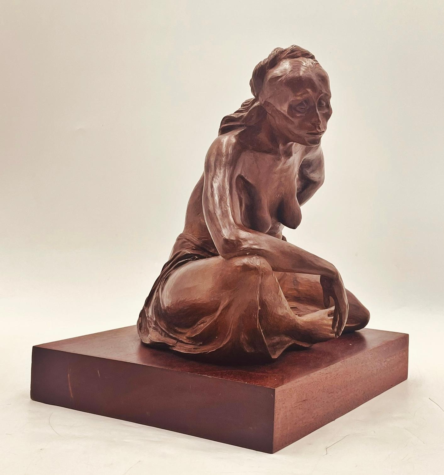 Bronzeakt von Jorge Durón, Mexiko 1978, signiert, Auflage 3/10 im Angebot 5