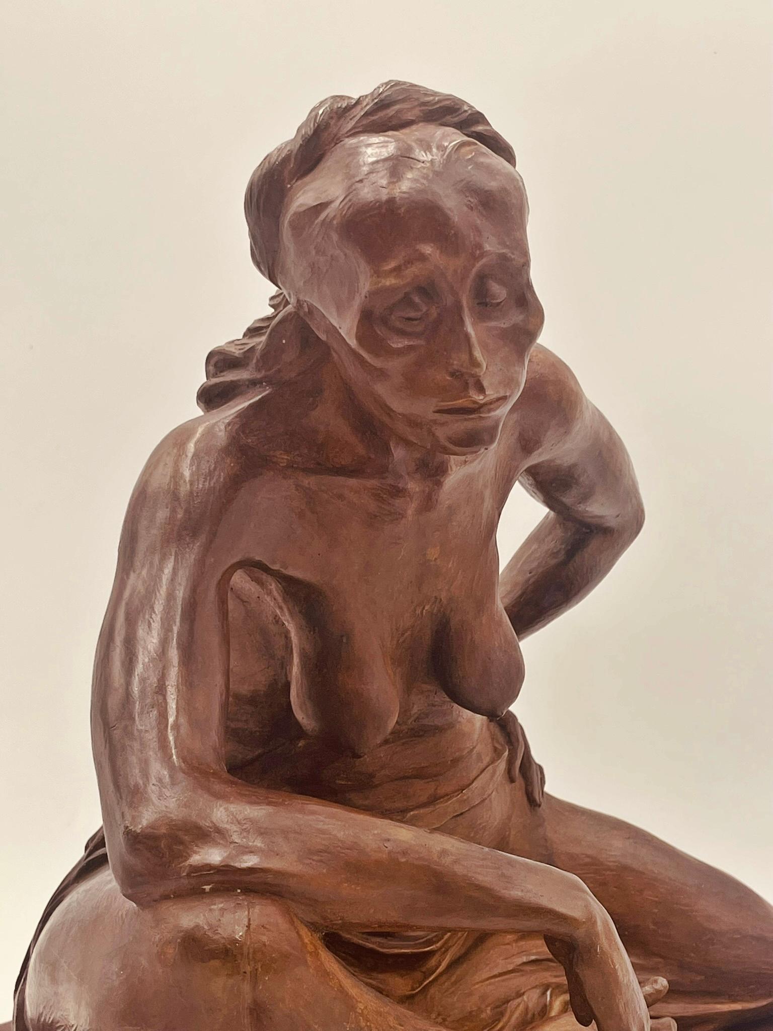 Bronzeakt von Jorge Durón, Mexiko 1978, signiert, Auflage 3/10 im Angebot 6