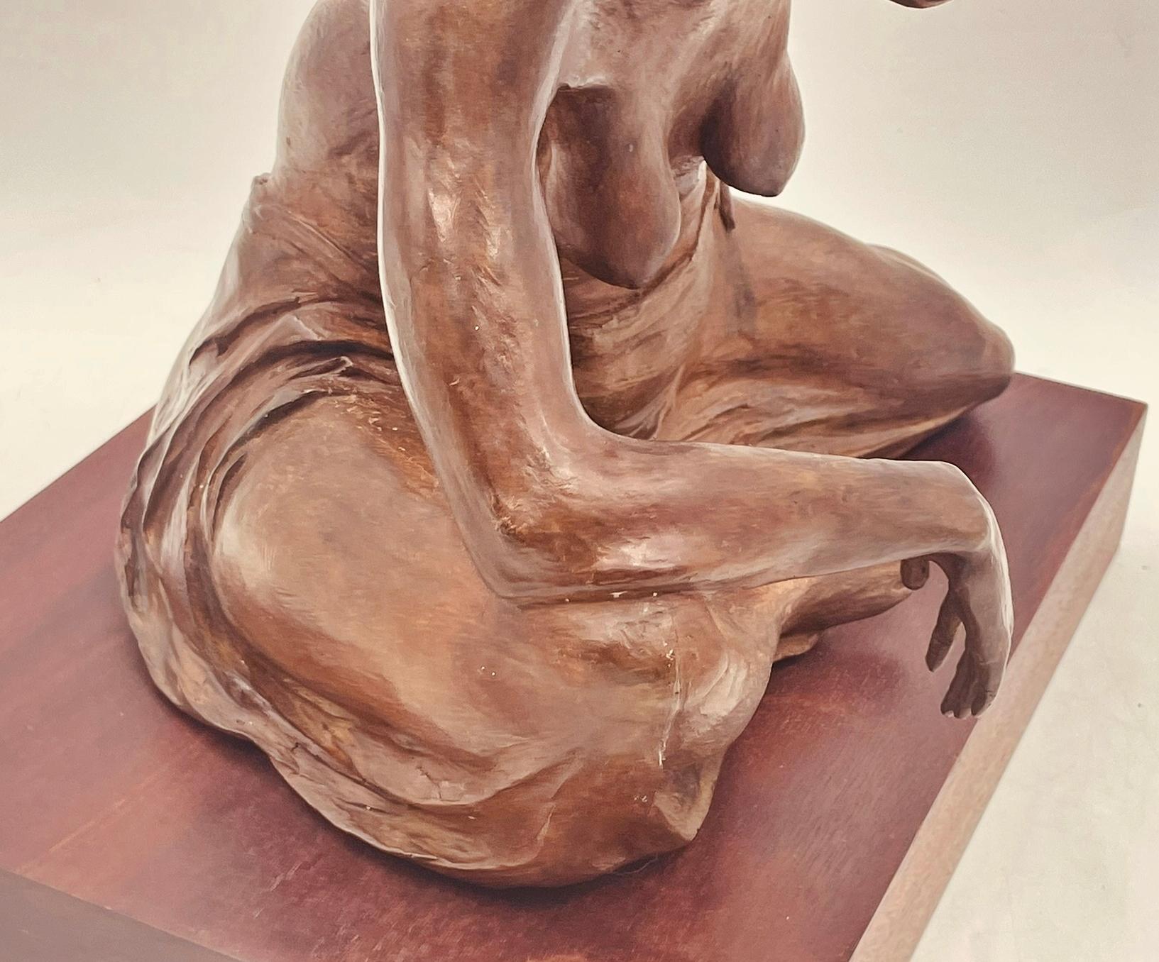 Bronzeakt von Jorge Durón, Mexiko 1978, signiert, Auflage 3/10 im Angebot 7