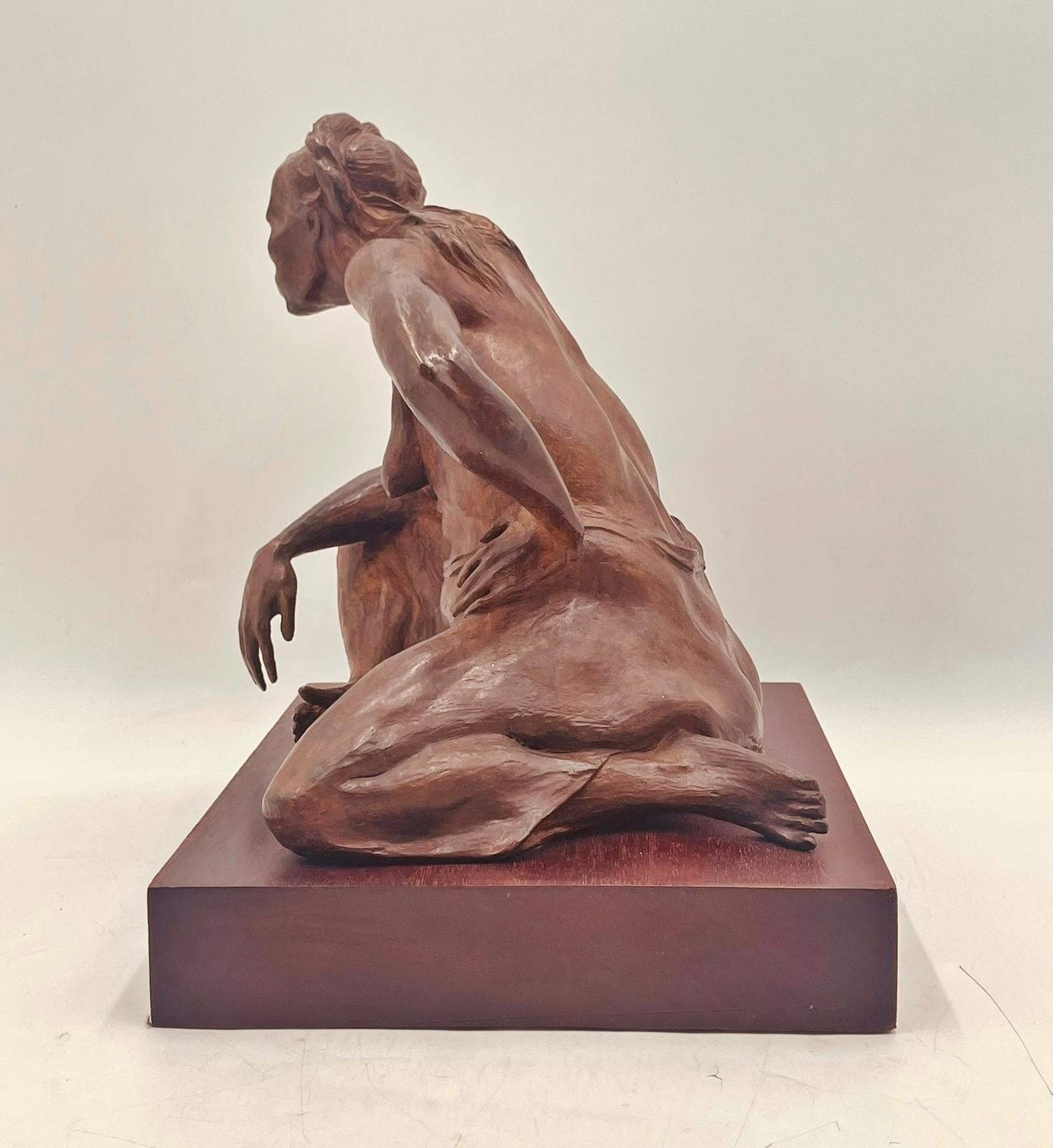 Bronzeakt von Jorge Durón, Mexiko 1978, signiert, Auflage 3/10 (Ende des 20. Jahrhunderts) im Angebot