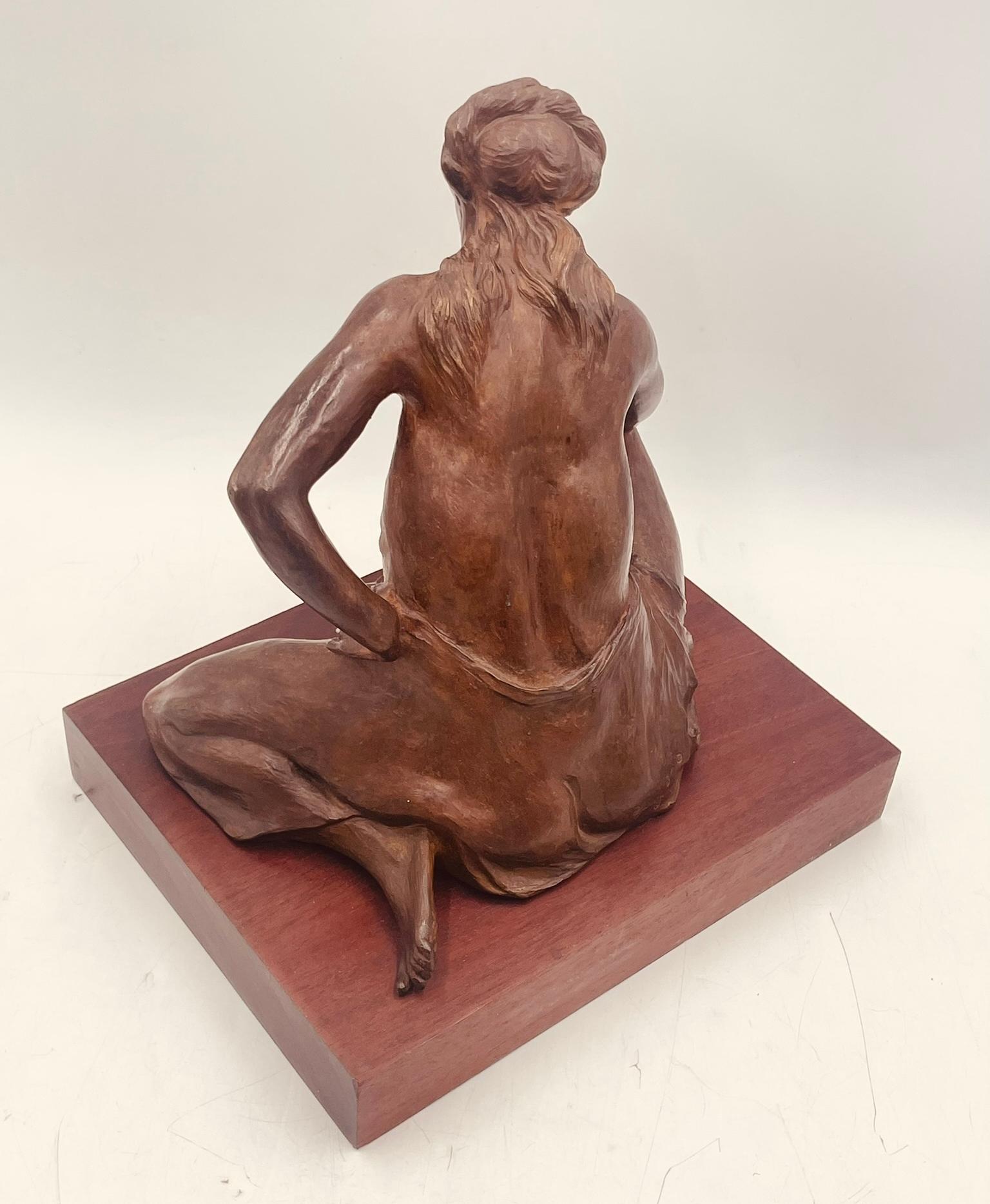 Bronzeakt von Jorge Durón, Mexiko 1978, signiert, Auflage 3/10 im Angebot 2
